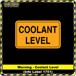 Coolant Level (Info Label 1751)