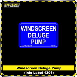 Windscreen Deluge Pump (Info Label 1306)