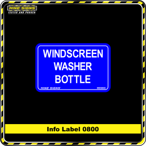Windscreen Washer Bottle (Info Label 0800)