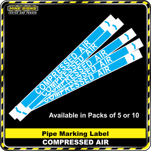 Pipe Marking Label - Compressed Air