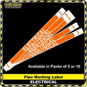 Pipe Marking Label - Electrical