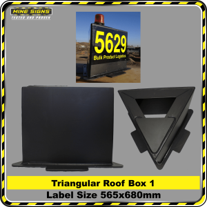 Triangular Roof Top Box - Won't Crack!