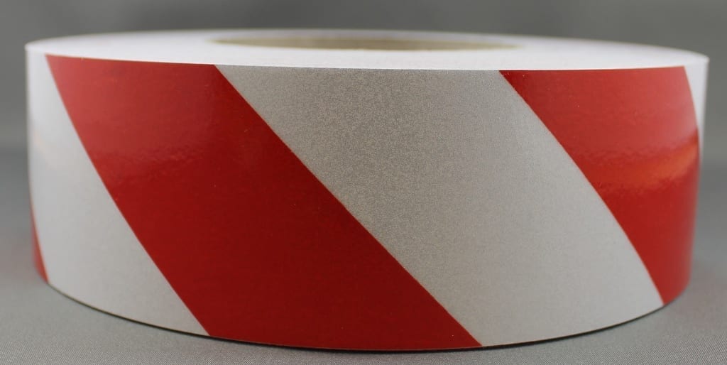 3M Red/White Class 2 (3200 Series) Reflective Tape - LEFT - Image 6