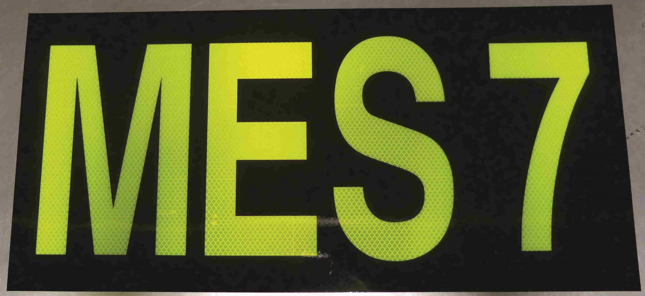 Hi Vis Light Vehicle Call Number/ID Class 1 (Set of Magnetic IDs & Reflective Stripes) - Image 2