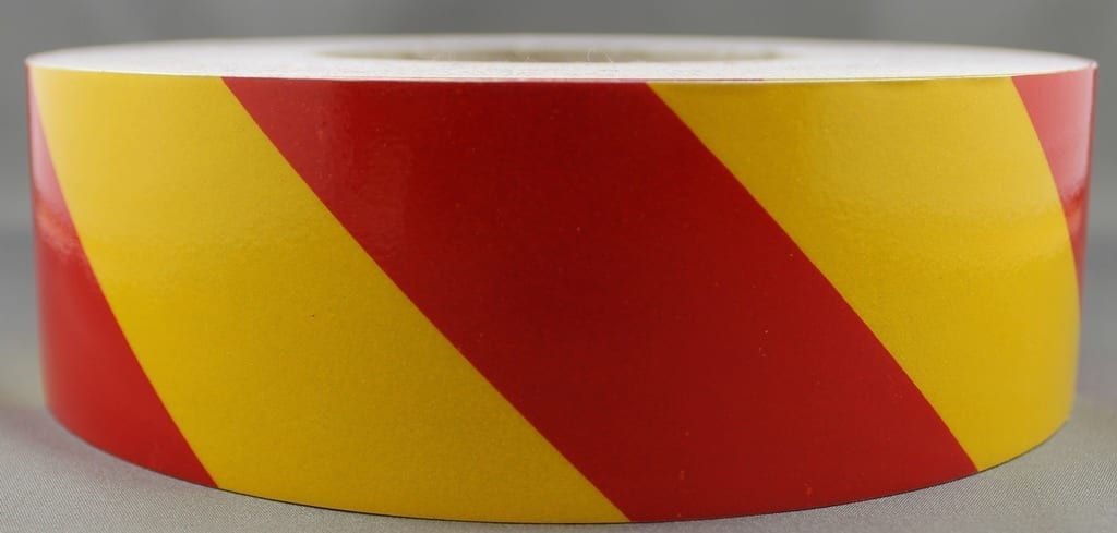 3M Yellow/Red Class 2 (3200 Series) Reflective Tape - LEFT - Image 6